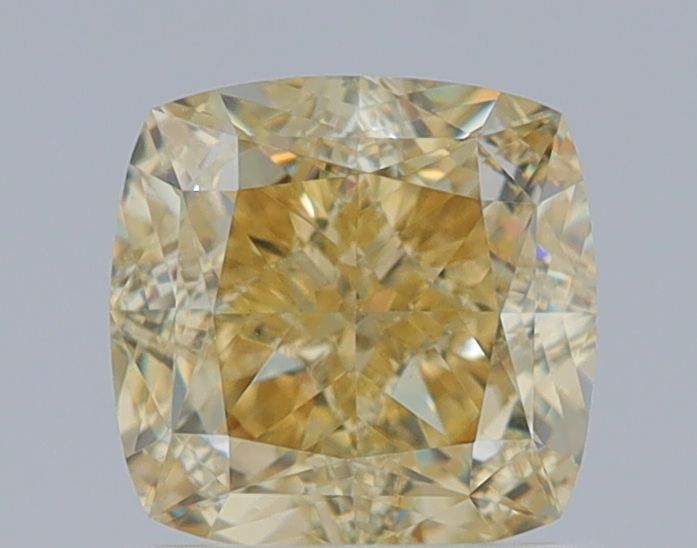 Cushion Fancy Brownish Yellow Natural Diamond 1.28ct VVS2 loose diamond