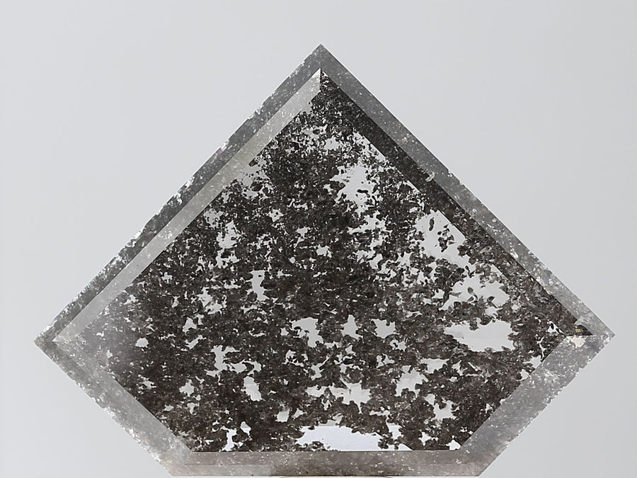 Shield Salt And Pepper Lab-grown Diamond 12.18ct I3 loose diamond