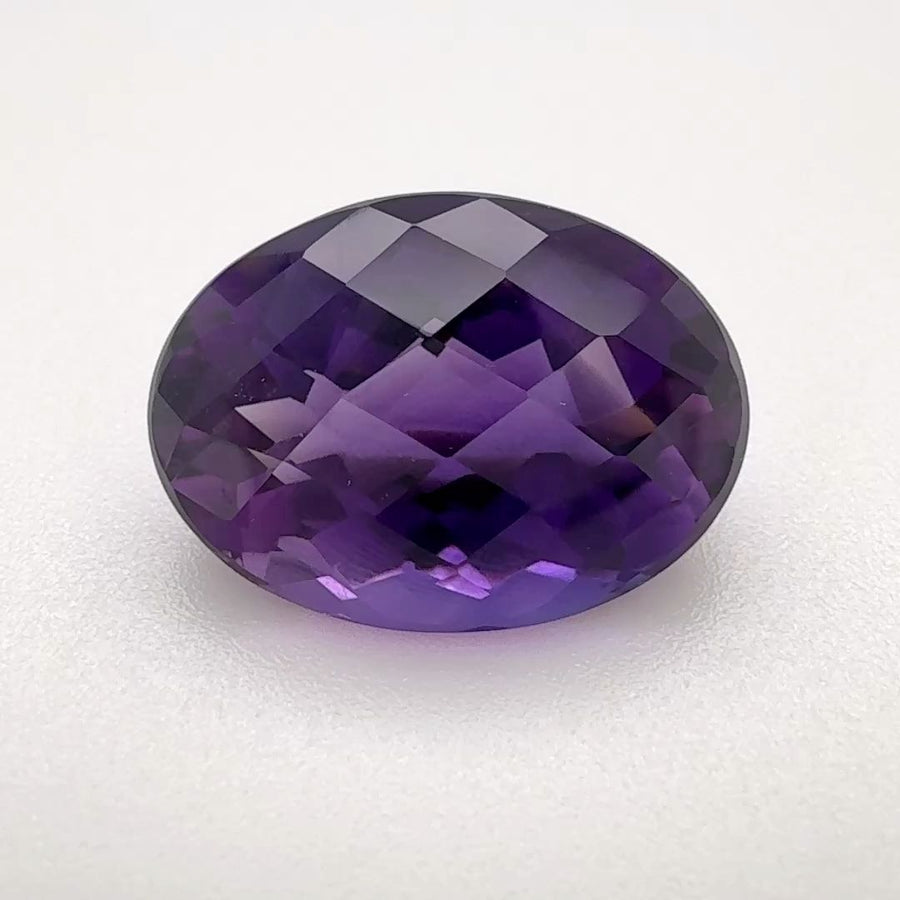Oval Purple Amethyst 5.665ct loose gemstone