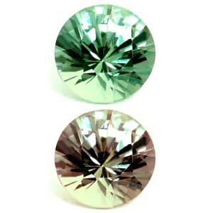 Round Green Alexandrite 0.17ct loose gemstone
