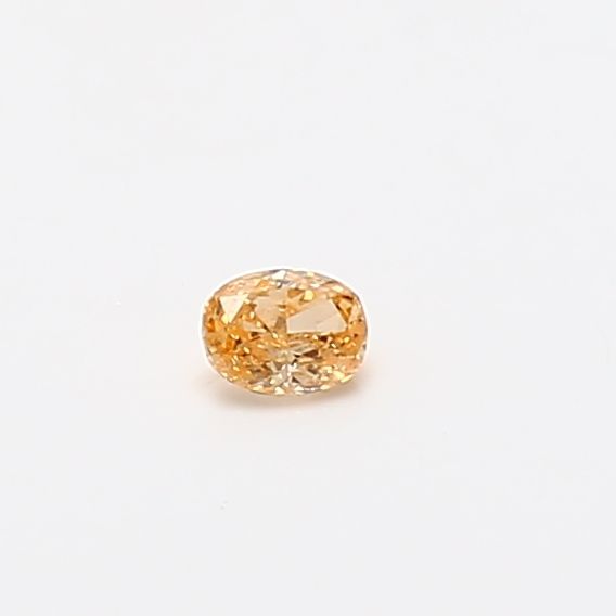 Oval Fancy Intense Orange Natural Diamond 0.22ct I1 loose diamond