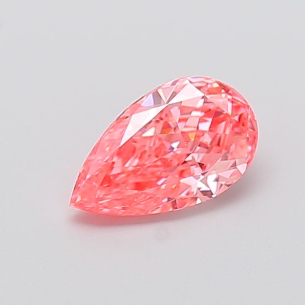 Pear Fancy Vivid Pink Lab-grown Diamond 1.03ct VVS1 loose diamond