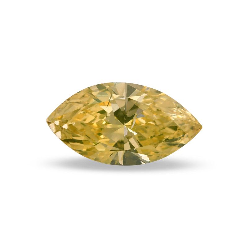Marquise Fancy Intense Yellow Natural Diamond 1.07ct I1 loose diamond