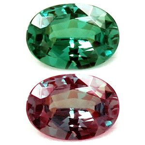 Oval Green Alexandrite 0.12ct loose gemstone