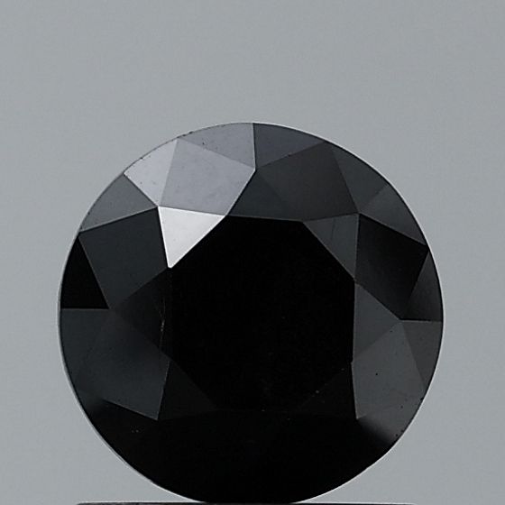 Round Black Natural Diamond 0.79ct VVS2 loose diamond