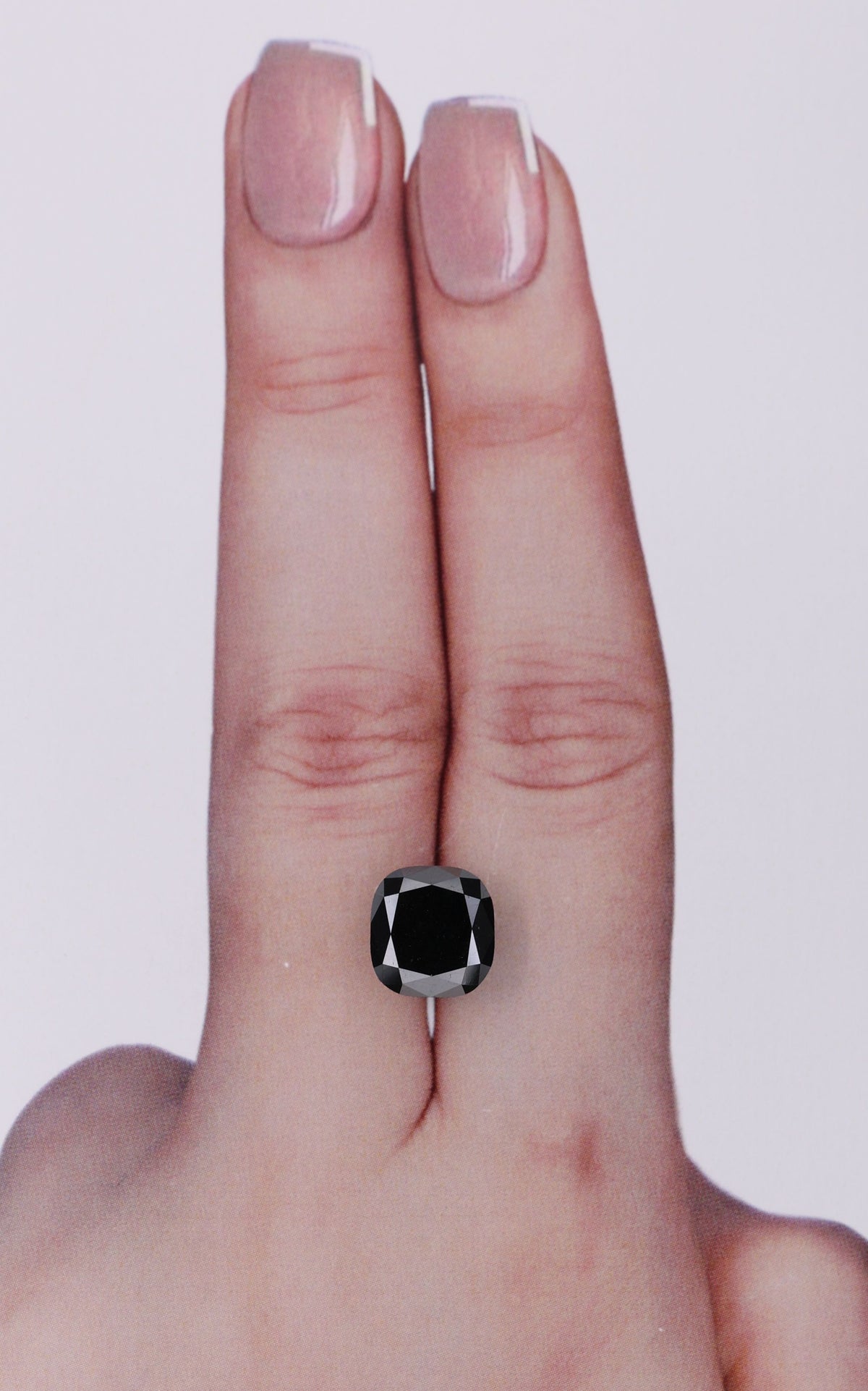 Cushion Black Natural Diamond 3.81ct loose diamond