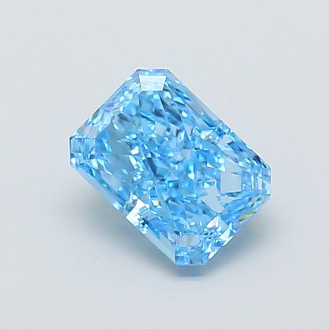 Radiant Fancy Vivid Blue Lab-grown Diamond 1.1ct VVS1 loose diamond