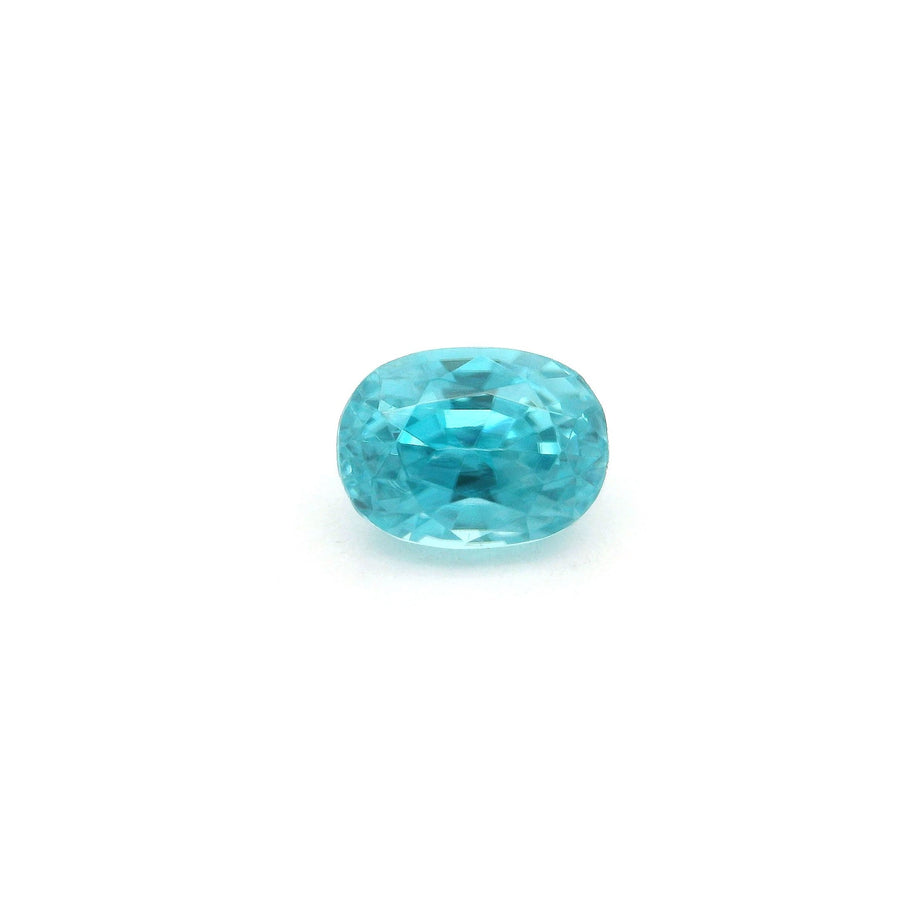 Oval Blue Zircon 2.59ct loose gemstone