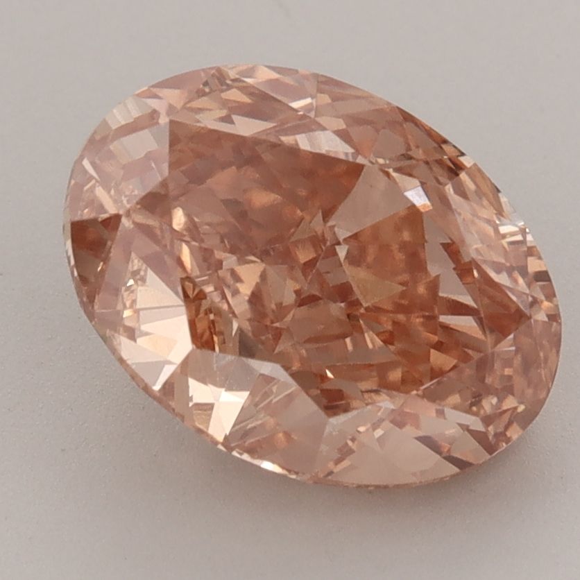Oval Fancy Brown Lab-grown Diamond 3.19ct VVS2 loose diamond
