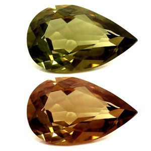 Pear Green Alexandrite 0.66ct loose gemstone