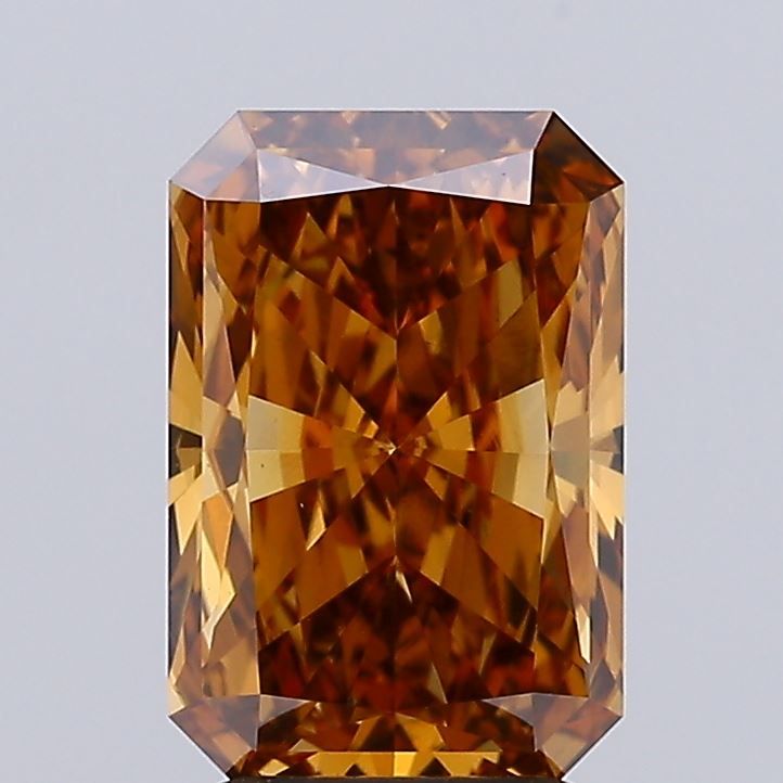 Radiant Fancy Brown Lab-grown Diamond 3.05ct VS1 loose diamond