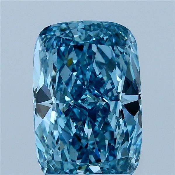 Cushion Fancy Vivid Blue Lab-grown Diamond 2.02ct VS1 loose diamond