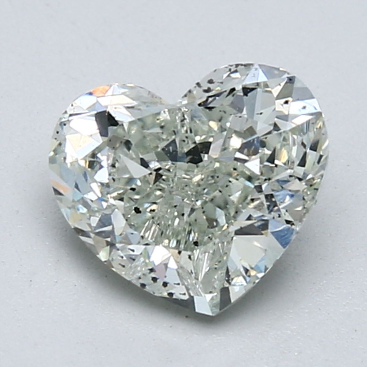 Heart Fancy Blueish Green Natural Diamond 1.92ct loose diamond
