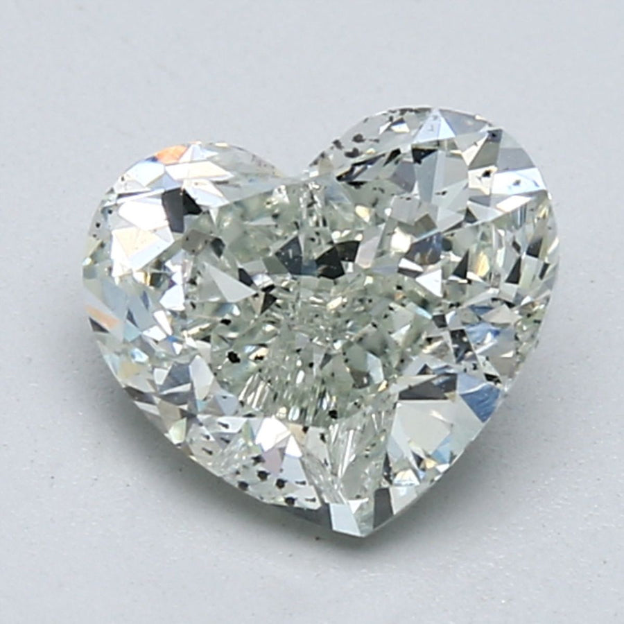 Heart Fancy Blueish Green Natural Diamond 1.92ct loose diamond