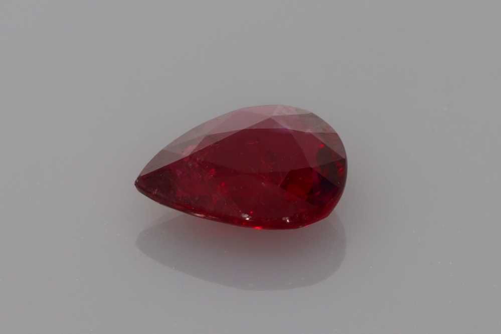 Pear Red Ruby 2.28ct loose gemstone