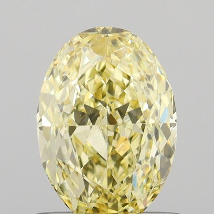 Oval Fancy Yellow Lab-grown Diamond 1.04ct VVS2 loose diamond