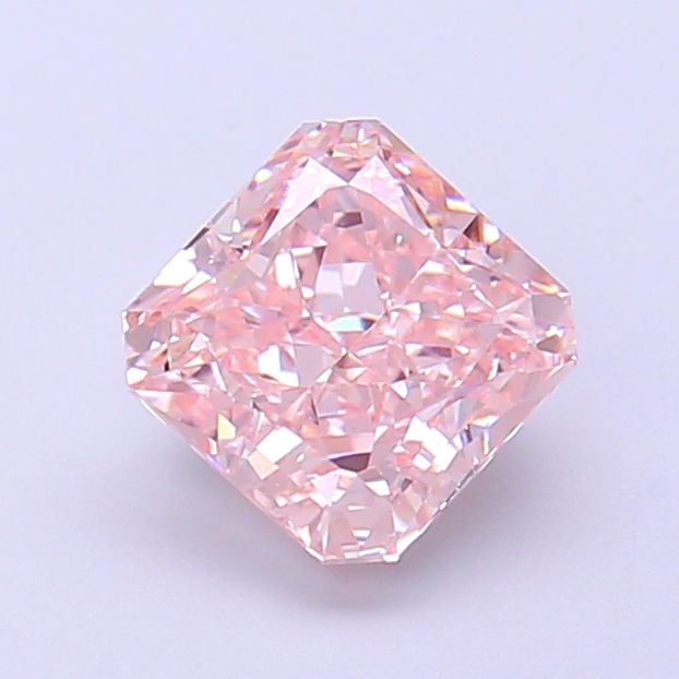 Square Radiant Fancy Intense Pink Lab-grown Diamond 1.47ct VVS2 loose diamond