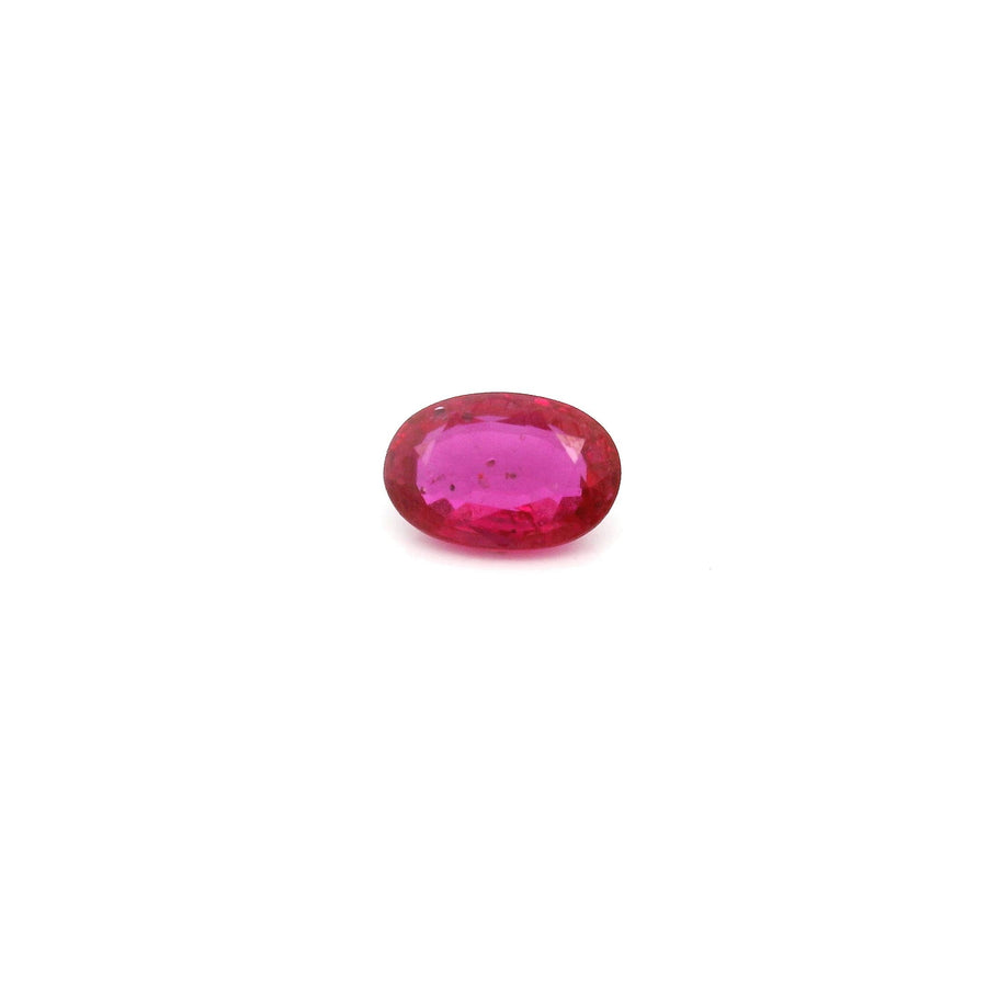 Oval Red Ruby 0.59ct loose gemstone