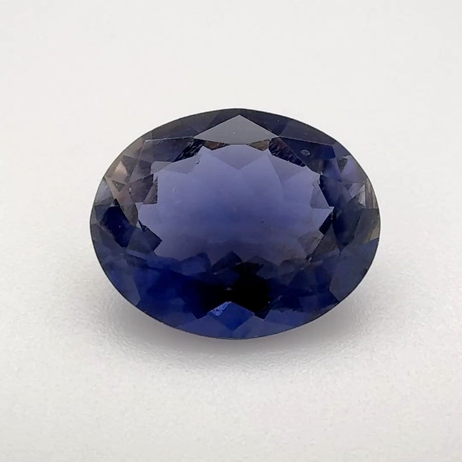 Oval Blue Iolite 2.72ct loose gemstone