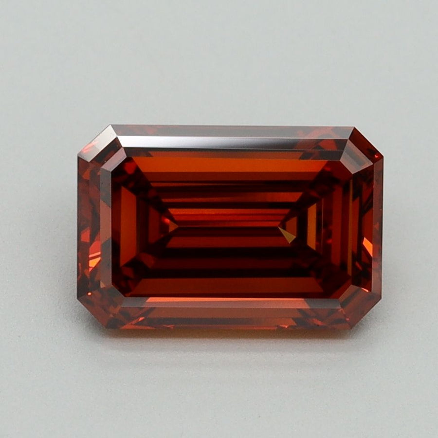 Emerald Fancy Deep Orange Lab-grown Diamond 2.11ct VS1 loose diamond