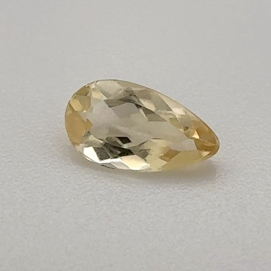 Pear Yellow Topaz 0.575ct loose gemstone