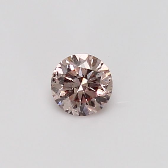 Round Light Pink Natural Diamond 0.25ct I1 loose diamond