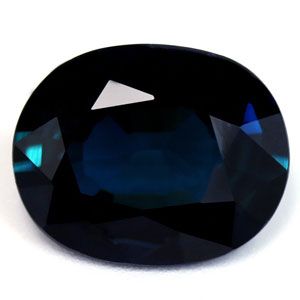 Oval Teal Sapphire 3.52ct loose gemstone