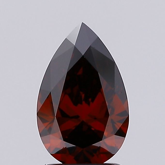 Pear Fancy Vivid Red Lab-grown Diamond 1.02ct VS1 loose diamond