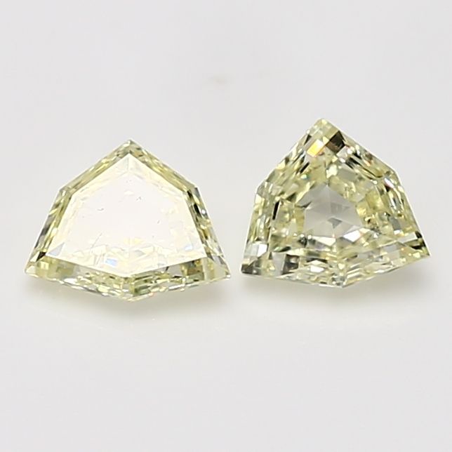 Triangular Yellow Natural Diamond 0.35ct VS1 loose diamond