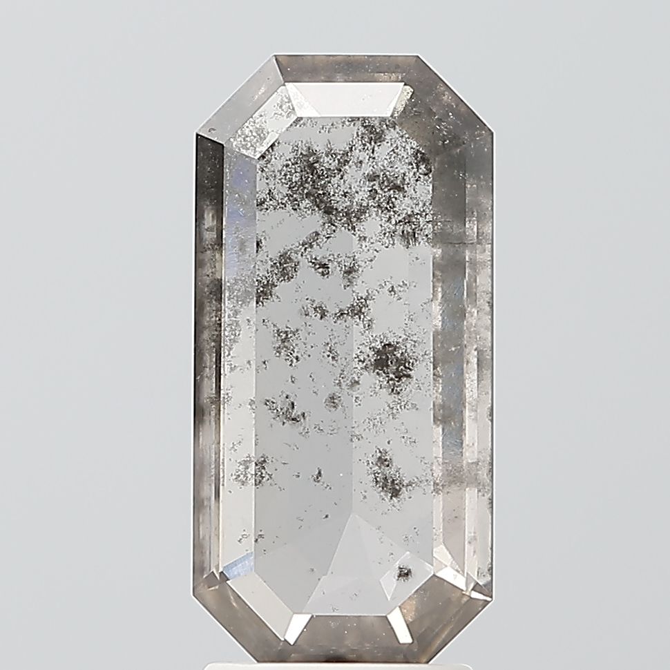 Emerald Salt And Pepper Lab-grown Diamond 2ct I1 loose diamond