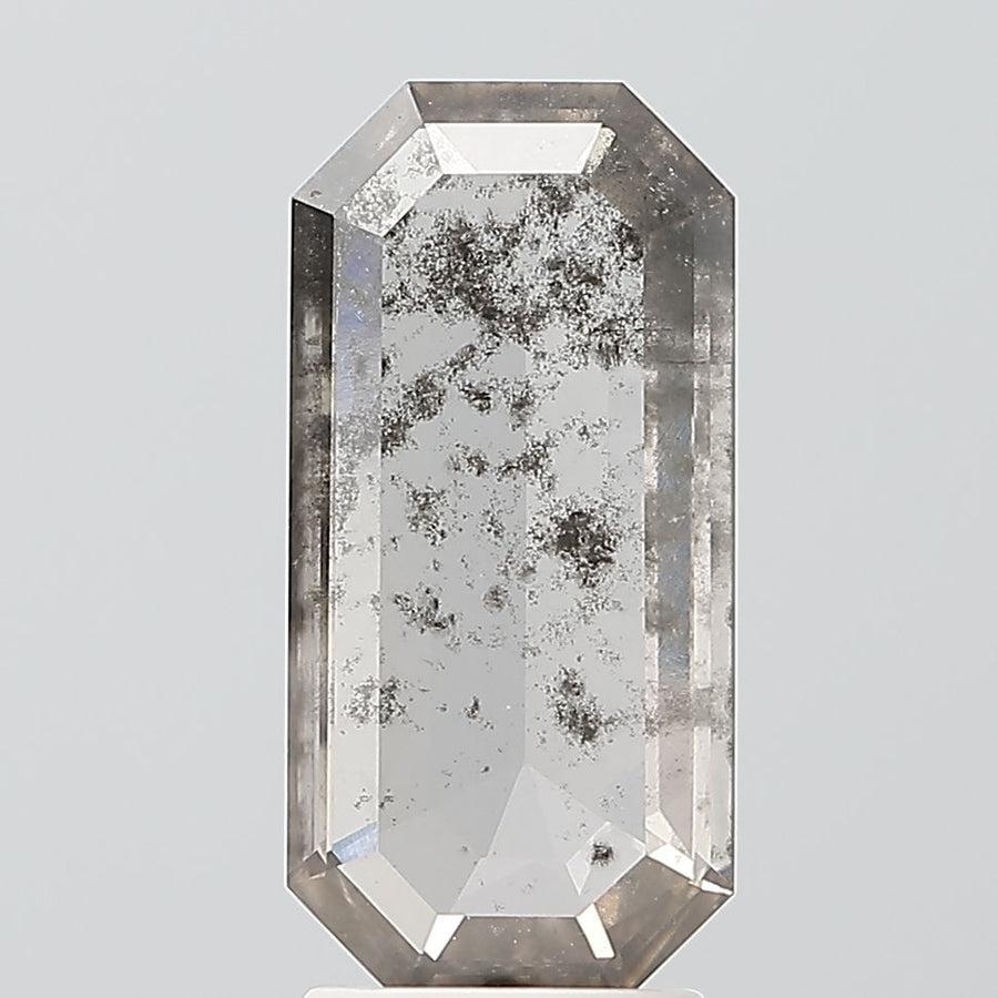 Emerald Salt And Pepper Lab-grown Diamond 2ct I1 loose diamond
