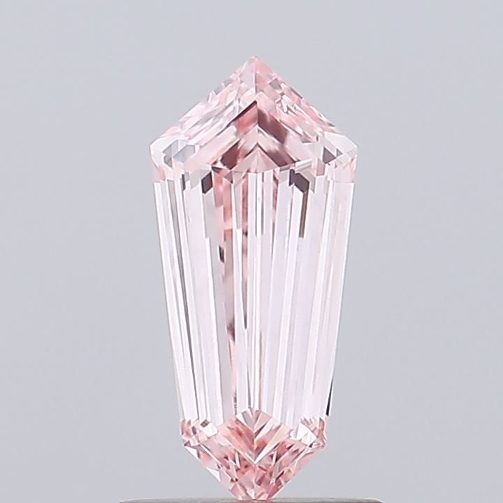 Hexagonal Fancy Intense Pink Lab-grown Diamond 1.01ct VVS2 loose diamond