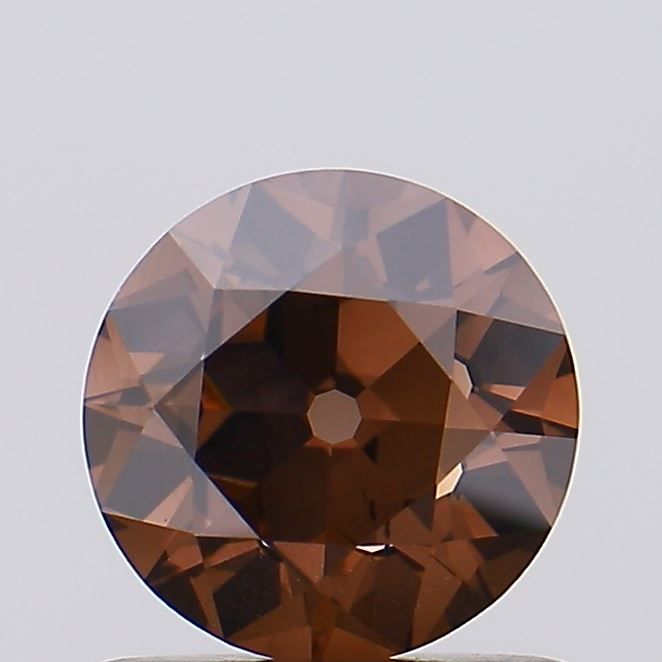 European Cut Fancy Dark Brown Lab-grown Diamond 0.8ct VS1 loose diamond