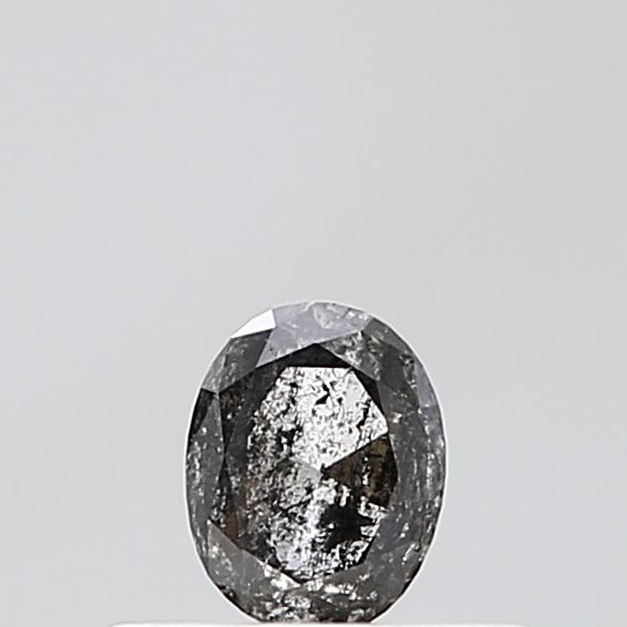 Oval Salt And Pepper Natural Diamond 0.27ct VVS2 loose diamond