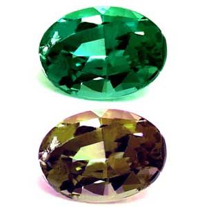 Oval Green Alexandrite 0.15ct loose gemstone