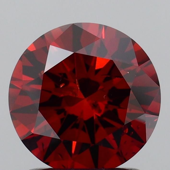 Round Fancy Deep Orange Lab-grown Diamond 1.34ct SI2 loose diamond