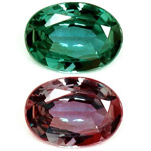 Oval Green Alexandrite 0.18ct loose gemstone