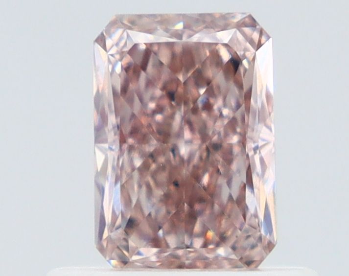 Radiant Fancy Pinkish Brown Natural Diamond 0.61ct VS2 loose diamond