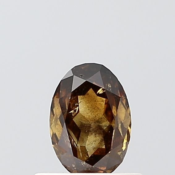 Oval Salt And Pepper Natural Diamond 0.56ct VS1 loose diamond