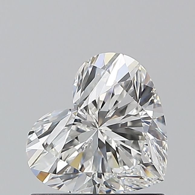 Heart Natural Diamond 0.90ct F IF