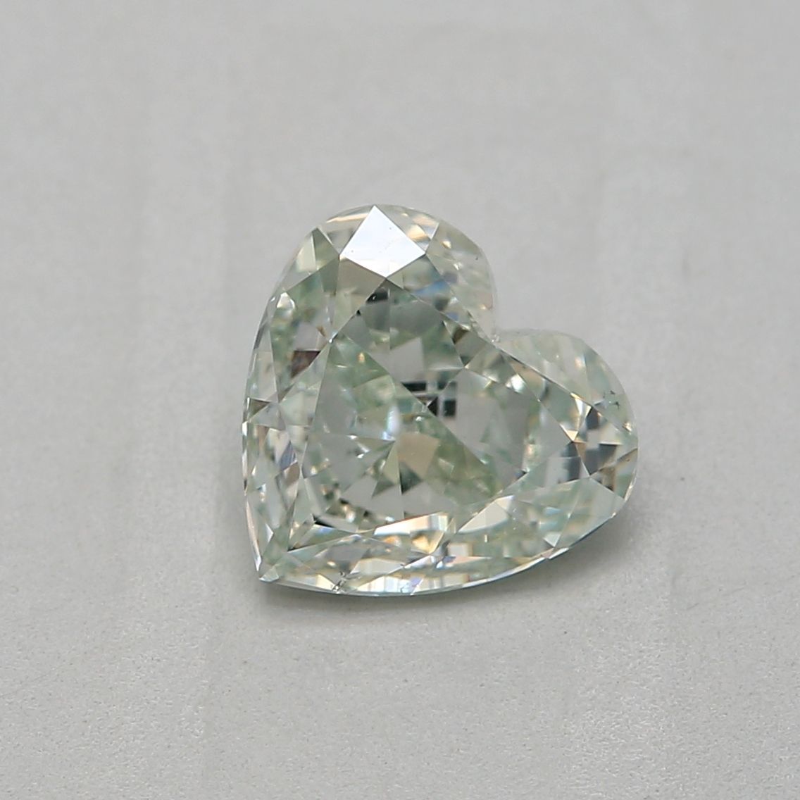 Heart Fancy Light Green Natural Diamond 0.51ct SI1 loose diamond
