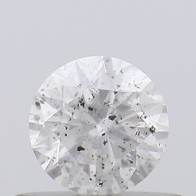 Round Salt And Pepper Natural Diamond 0.4ct I3 loose diamond