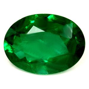 Oval Green Emerald 0.97ct loose gemstone