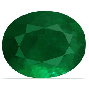 Oval Green Emerald 3.26ct loose gemstone