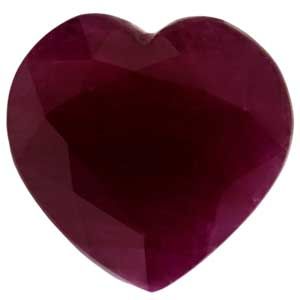 Heart Red Ruby 6.53ct loose gemstone