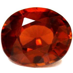 Oval Orange Garnet 7.44ct loose gemstone