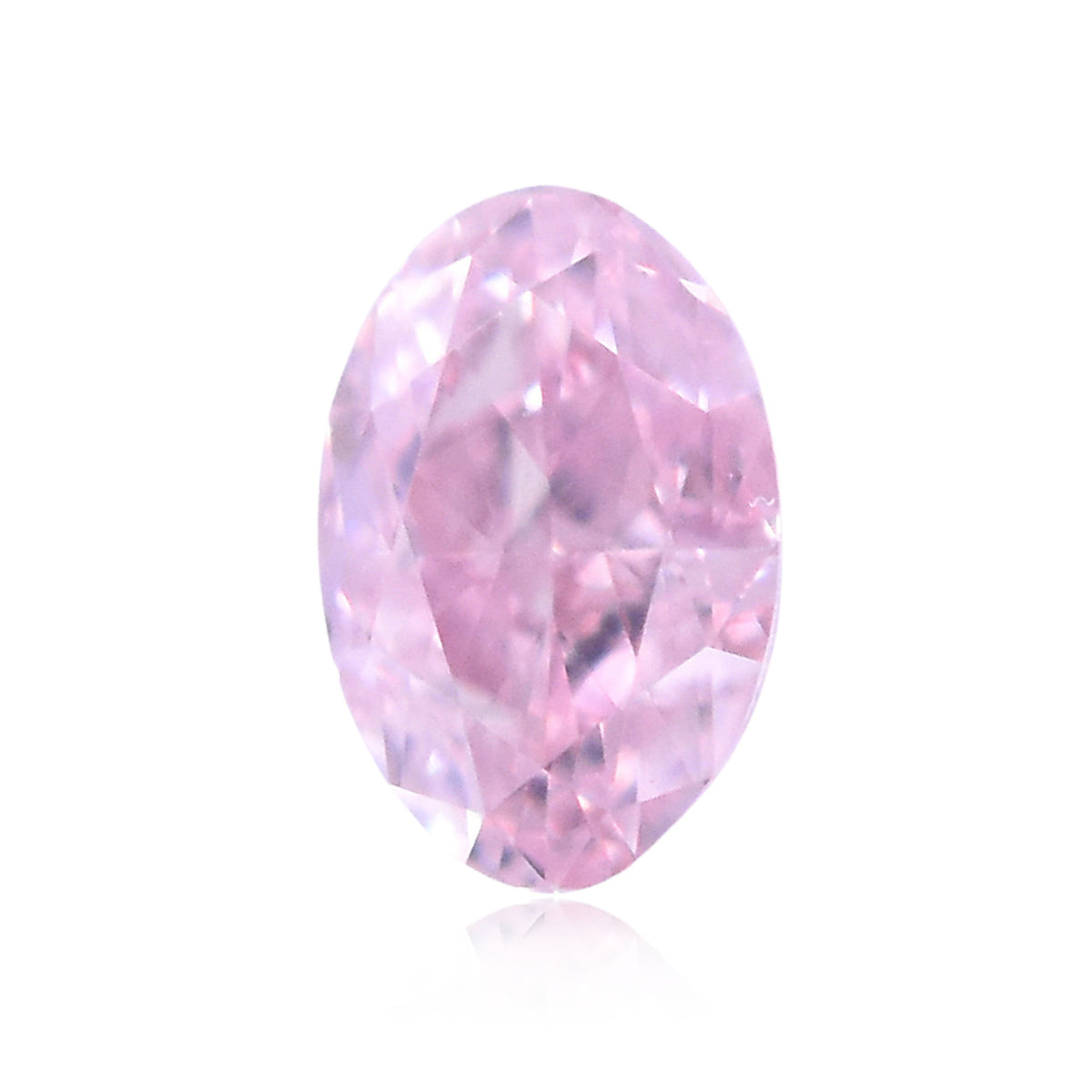 Oval Fancy Intense Pink Natural Diamond 0.11ct loose diamond