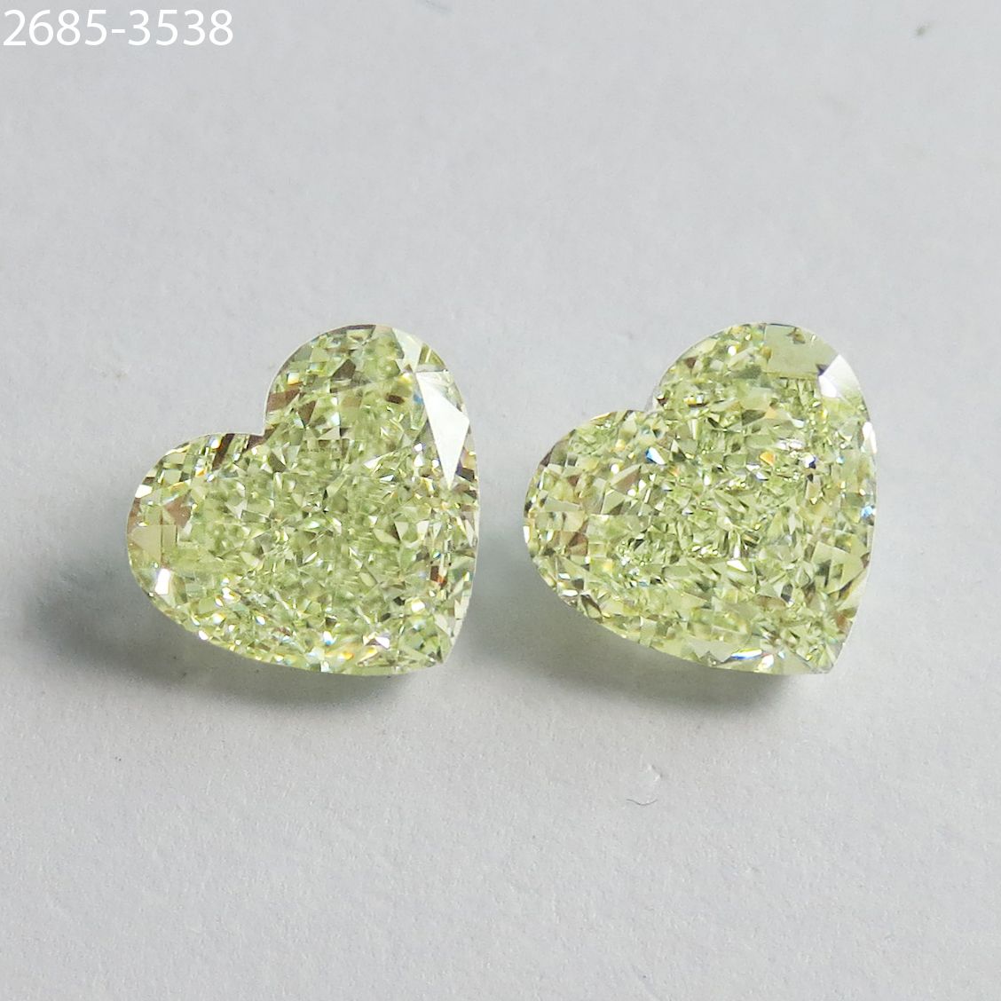 Heart Fancy Grayish Yellowish Green Natural Diamond 2.07ct VS1 loose diamond