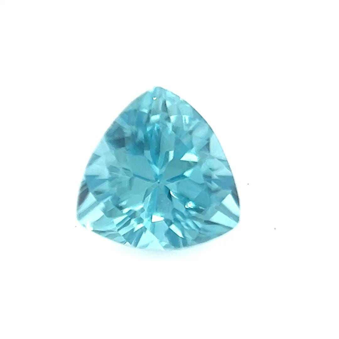 Trilliant Blue Tourmaline 0.36ct loose gemstone