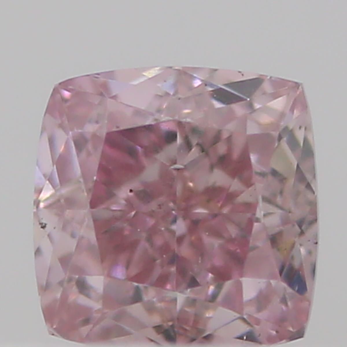 Cushion Fancy Pink Natural Diamond 0.18ct SI1 loose diamond